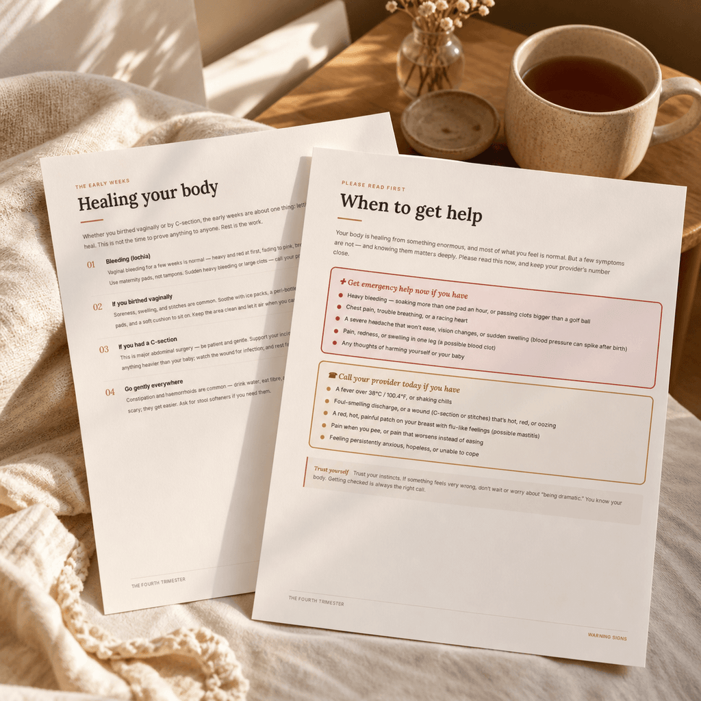 The Fourth Trimester — Postpartum Recovery Guide