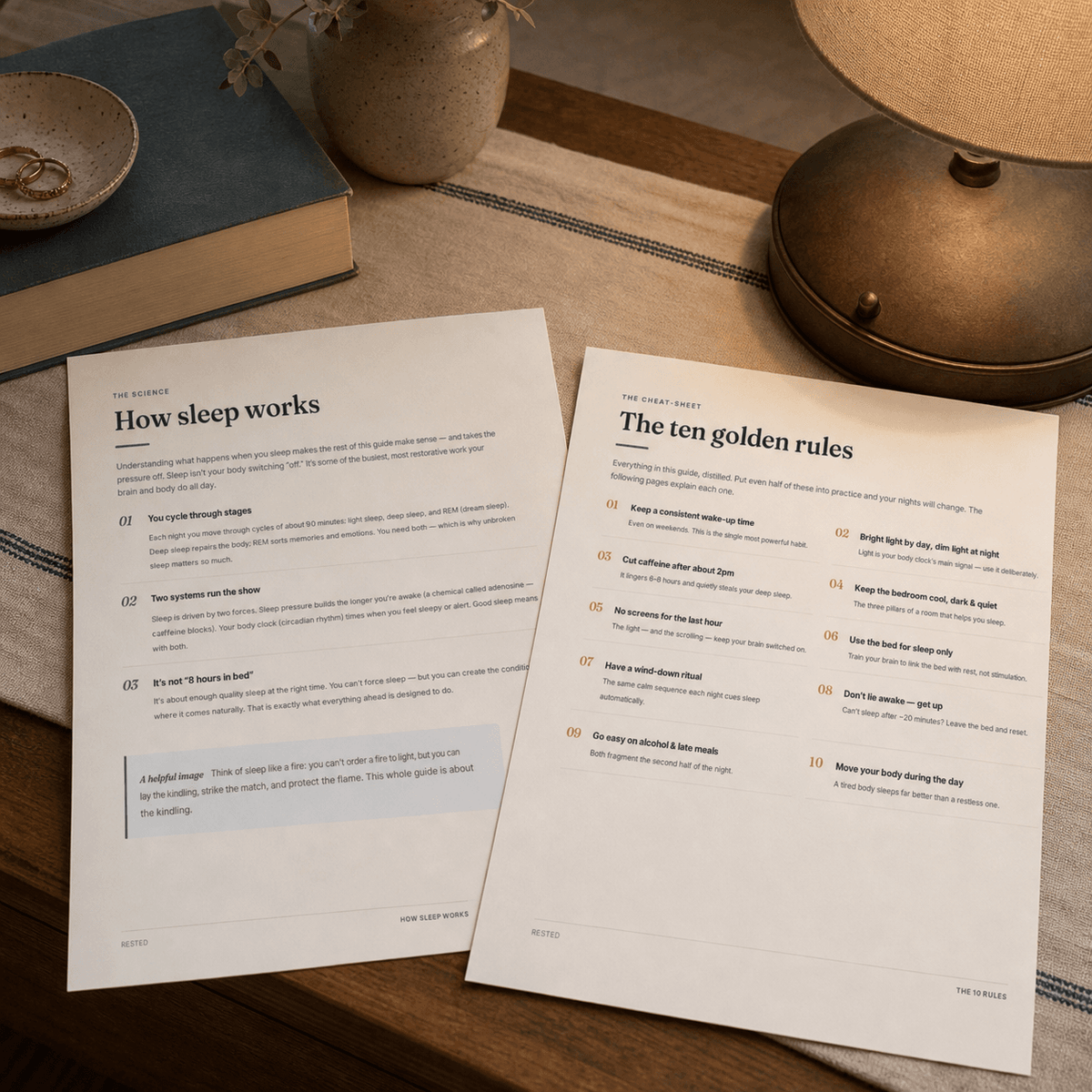 Rested — The Better Sleep Guide – inside page preview 6