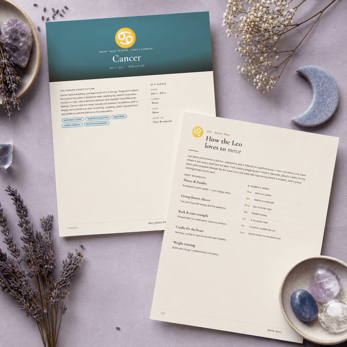 Horoscope Wellness — Zodiac Food, Movement & Self-Care Guide