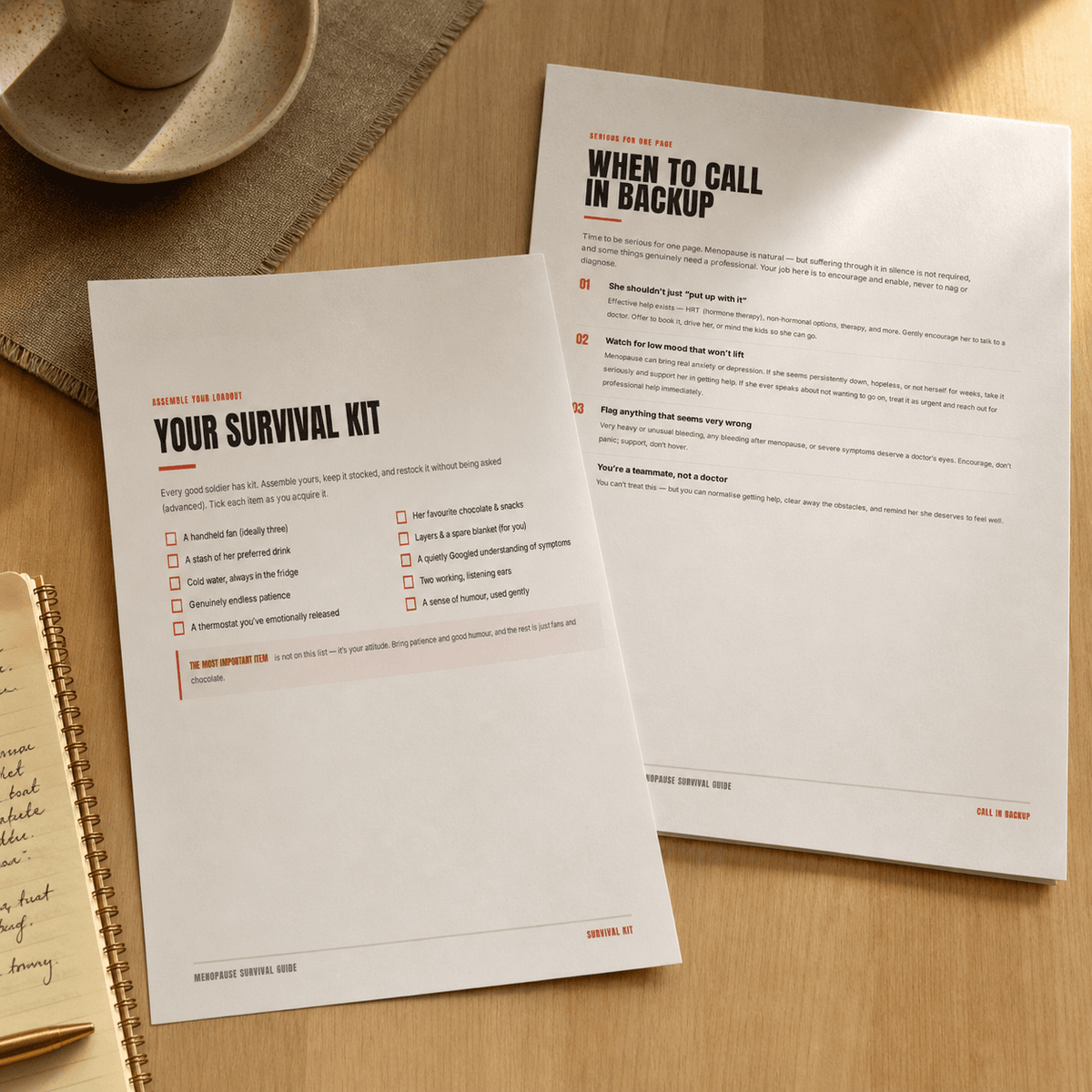 Meno-Pause Survival Guide — Partner Support