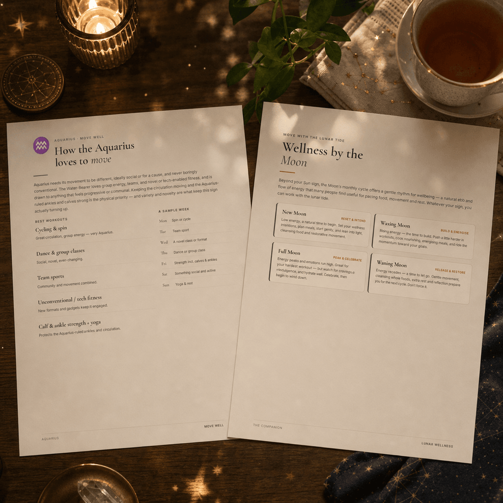 Horoscope Wellness — Zodiac Food, Movement & Self-Care Guide