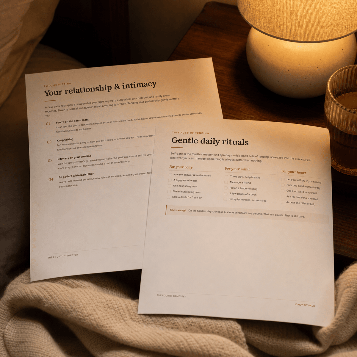 The Fourth Trimester — Postpartum Recovery Guide